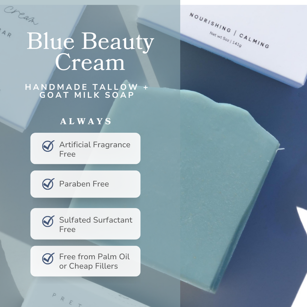 Blue Beauty Cream Facial Bar - Elle Ere Peace