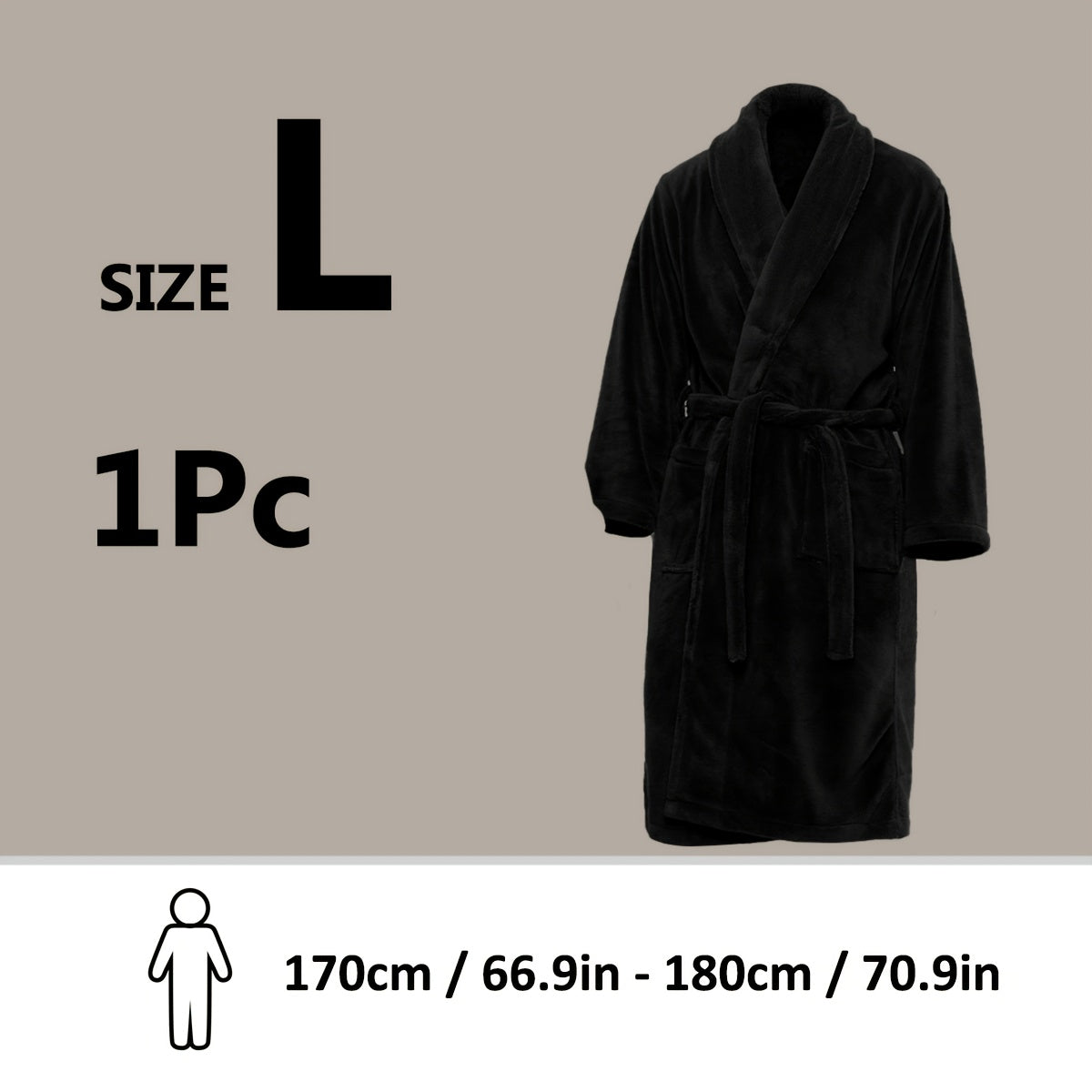 Unisex Extra Warm Coral Fleece Bathrobe Mens and Women Adult Robes for Your Bathroom Bath Towel Bedroom Shawl Collar Robes, Valentines gift for lovers - Elle Ere Peace