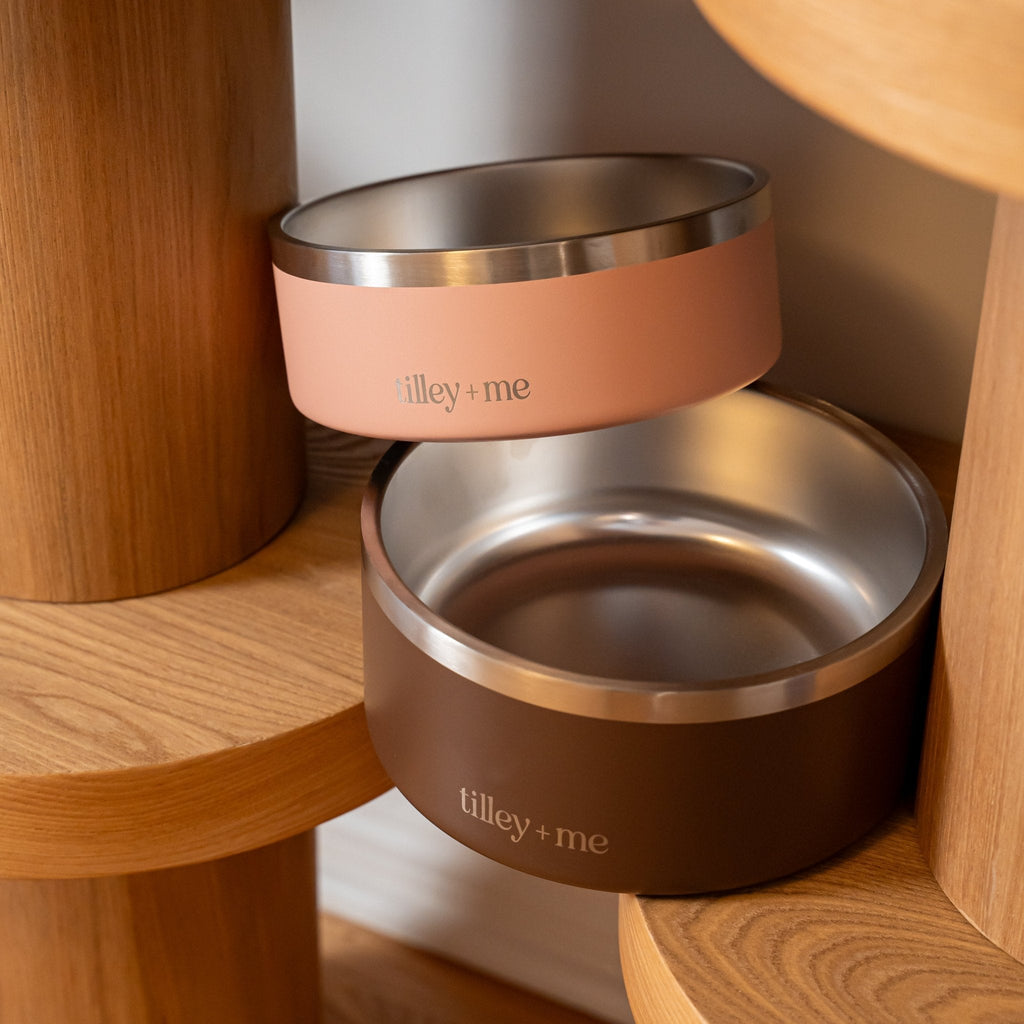 Tilley + Me Stainless Steel Pet Bowl - Elle Ere Peace