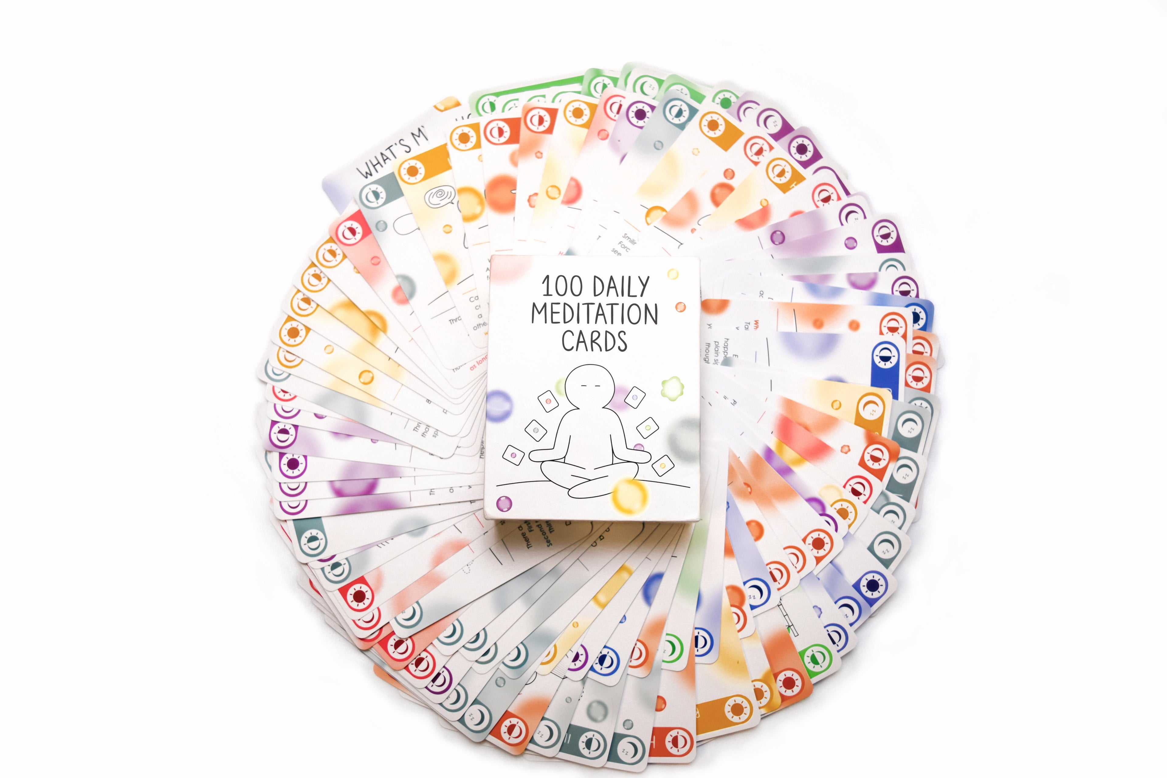 100 Tarjetas De Meditación / Afirmaciones Positivas / Alivio De Ansiedad Y Estrés / Regalo Consciente Para Adolescentes Y Adultos