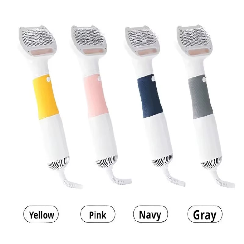 New Pet Blow Drying Comb Pet Hair Pulling Comb Pet Hair Dryer Large Wind Power Hair Removal Comb Electric Hot Air Comb