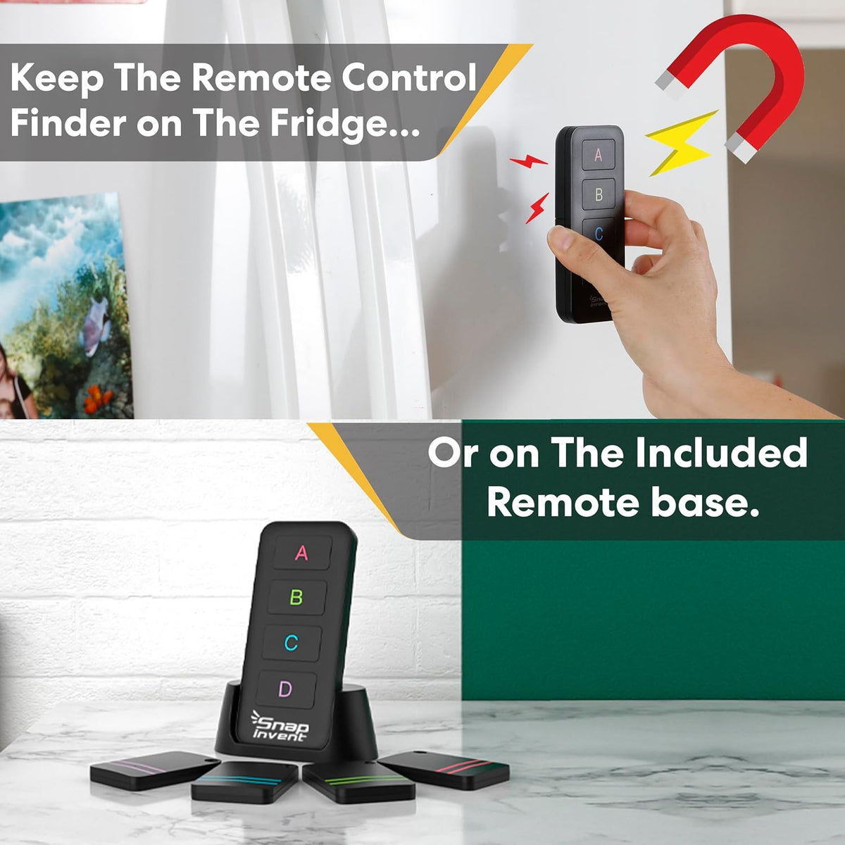 Key Finder and TV Remote Control Retriever - Trackers Locator, Keys, Purse - Key