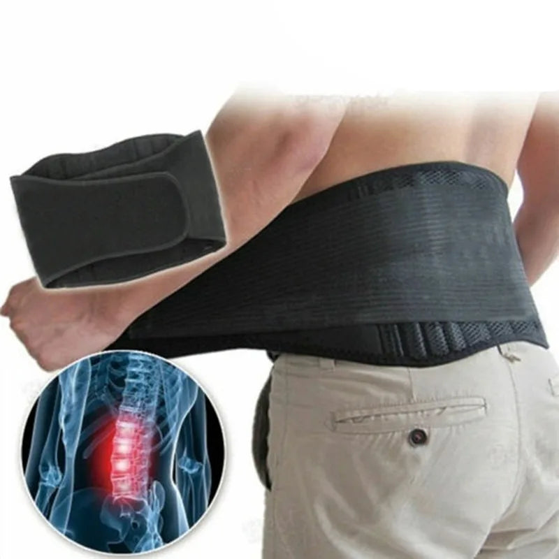1PCS Adjustable Waist Self-Heating Belt Protector Back Waist Support Belt Lumbar Brace Massage Band Health Care
