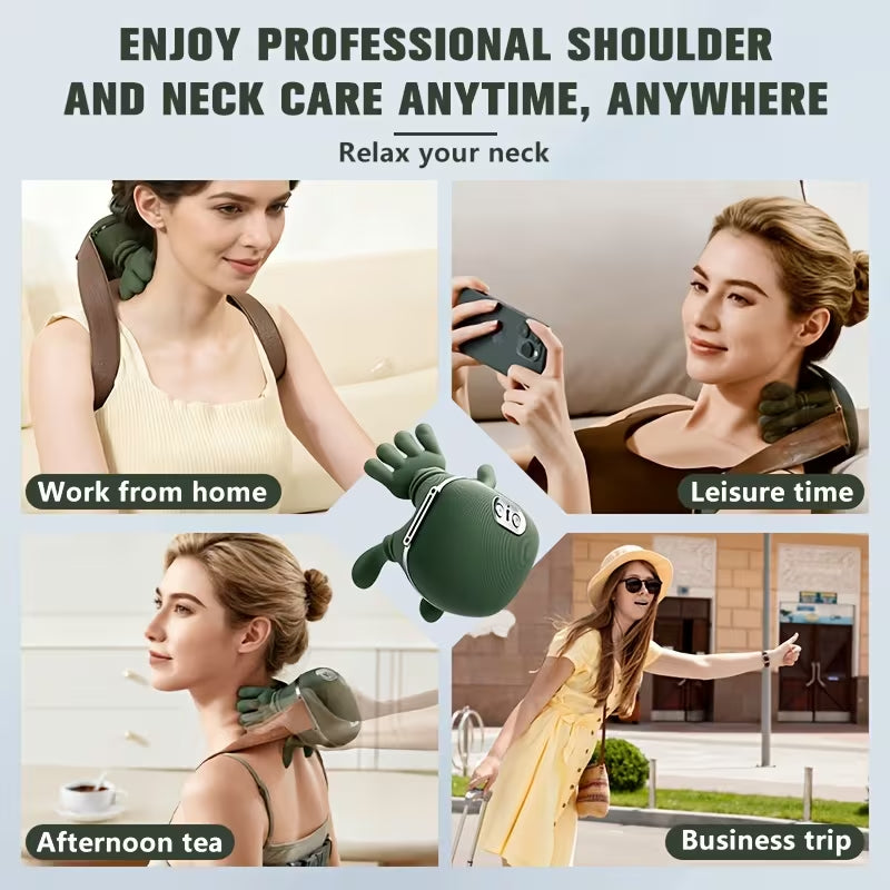 The Handiva Massager with Heat Neck Massagers, Deep Tissue 3D Kneading Shiatsu