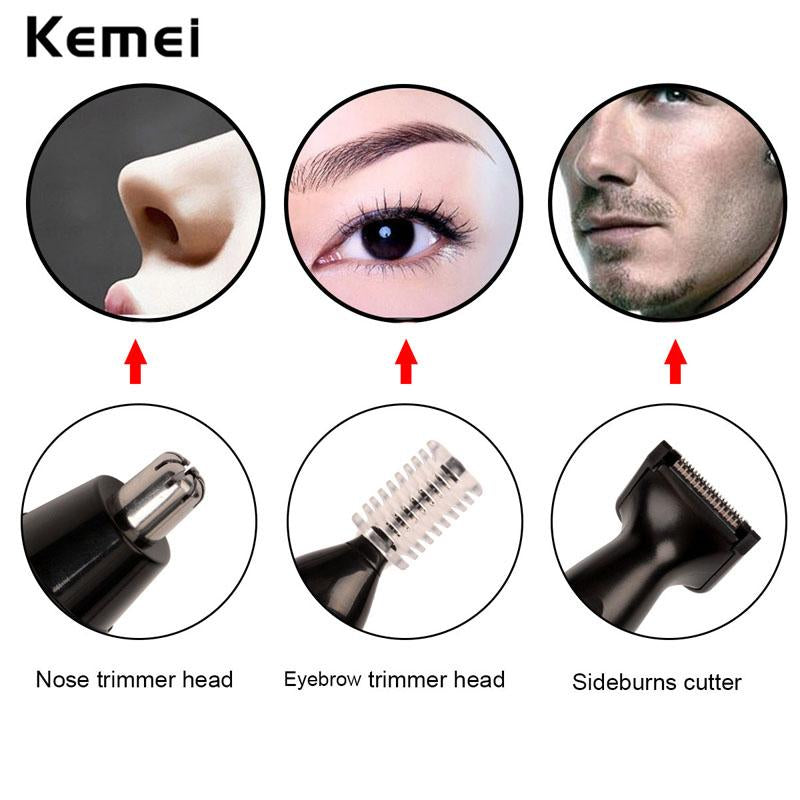 Kemei Men Electric Nose Ear Hair Trimmer - Elle Ere Peace