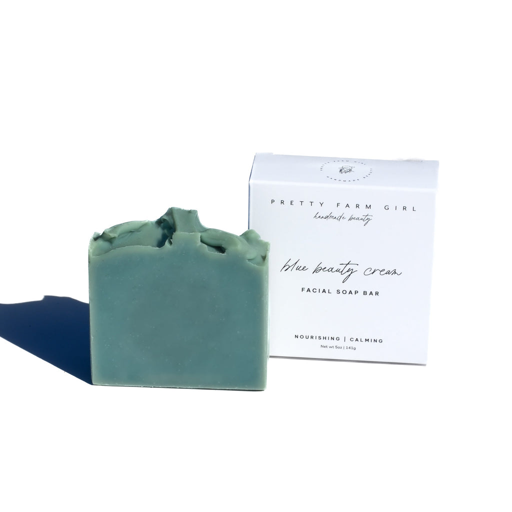 Blue Beauty Cream Facial Bar - Elle Ere Peace