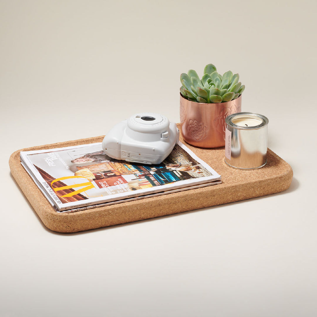 Modern Home Cork Tray (Rectangular) - Elle Ere Peace