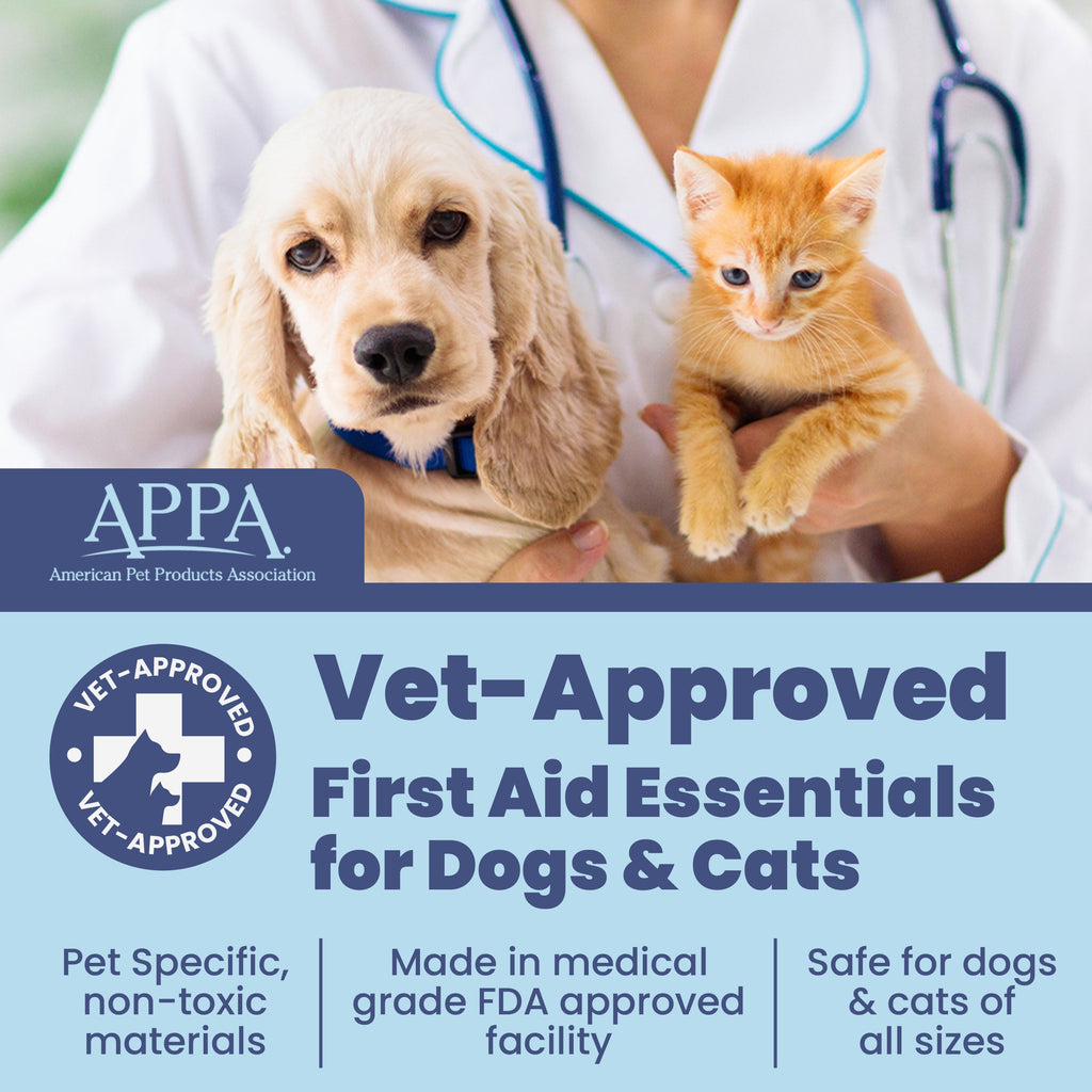 Pet First Aid Kit for Dogs & Cats with Vet-Approved Essentials - Elle Ere Peace