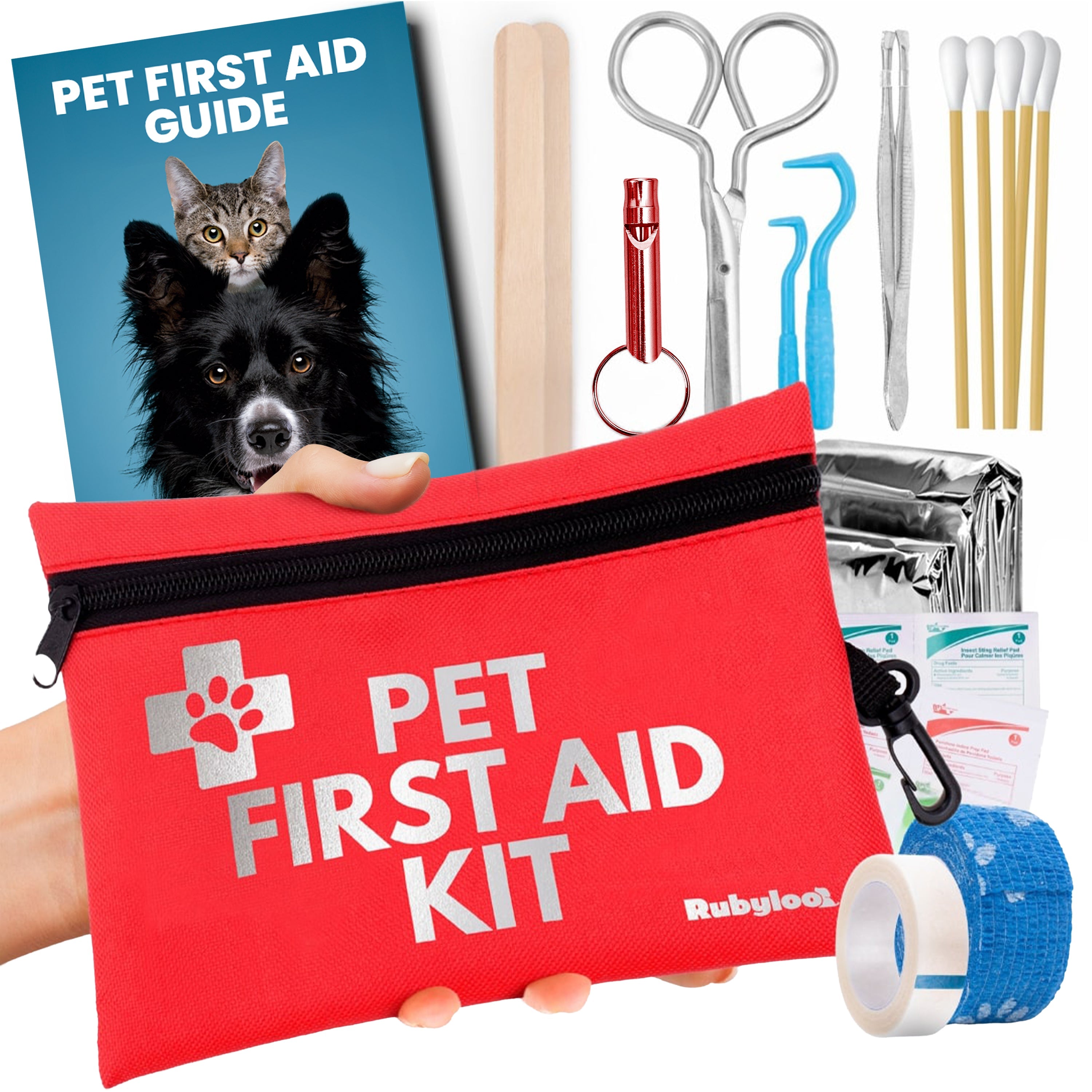 Pet First Aid Kit for Dogs & Cats with Vet-Approved Essentials - Elle Ere Peace