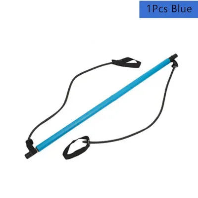 Portable Yoga Pilates Bar Stick with Resistance Band - Elle Ere Peace