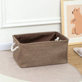 Folding Storage Basket Linen Storage Fabric Wardrobe Office Bedroom Closet Kids Toys Laundry Basket Sundries Storage Box