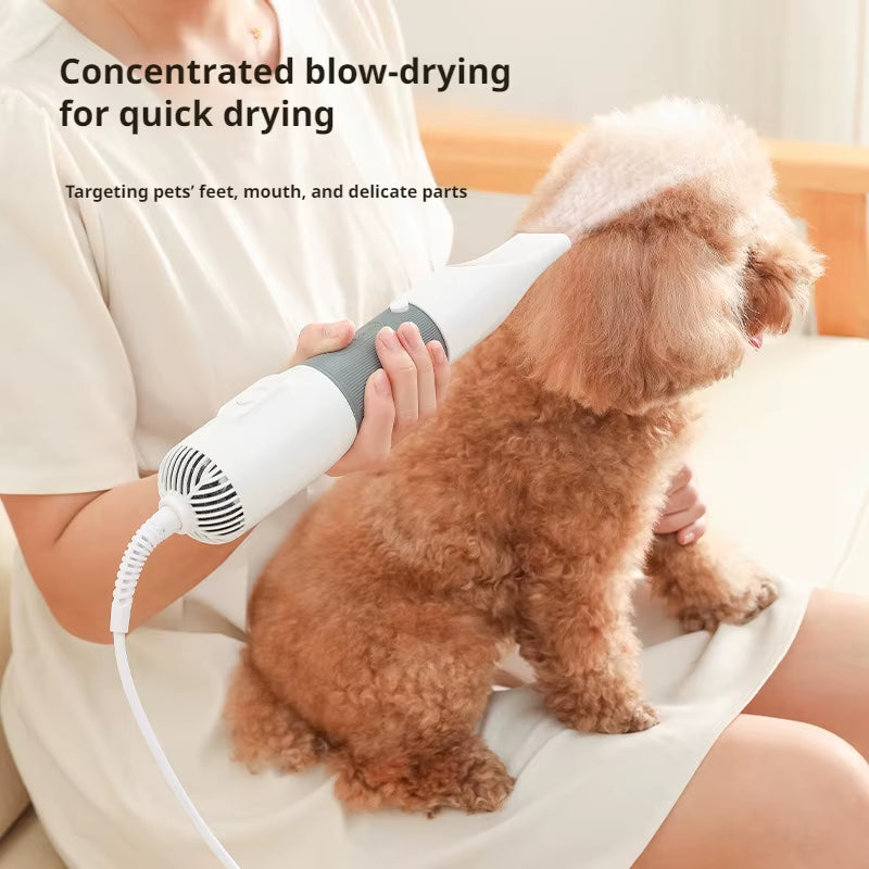 New Pet Blow Drying Comb Pet Hair Pulling Comb Pet Hair Dryer Large Wind Power Hair Removal Comb Electric Hot Air Comb