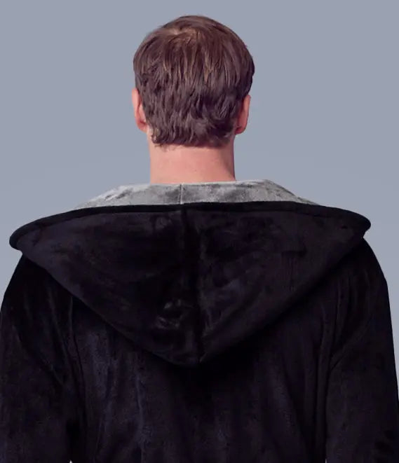 Men’s Robe with Hood - Elle Ere Peace