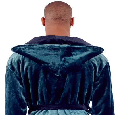 Men’s Robe with Hood - Elle Ere Peace