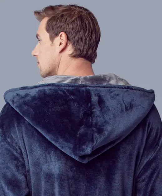 Men’s Robe with Hood - Elle Ere Peace