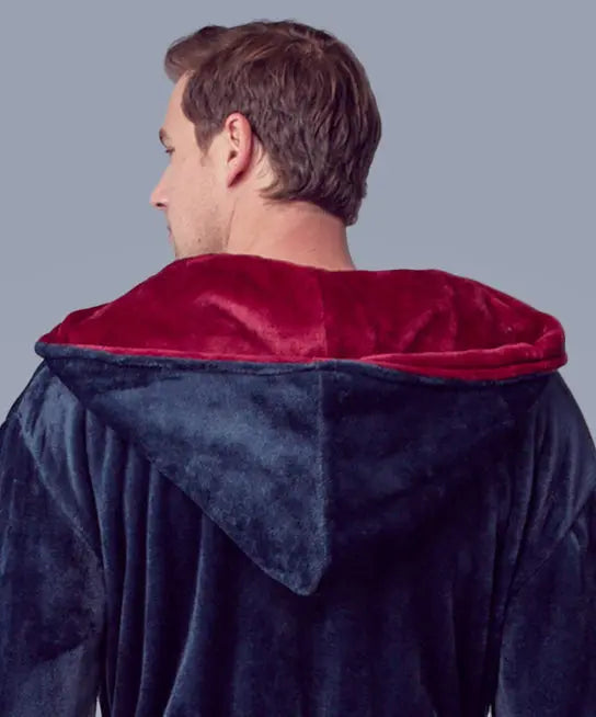 Men’s Robe with Hood - Elle Ere Peace