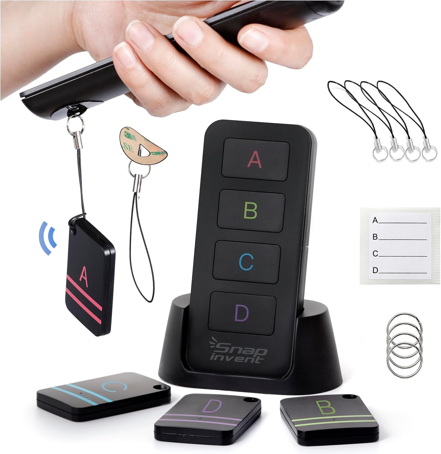 Key Finder and TV Remote Control Retriever - Trackers Locator, Keys, Purse - Key