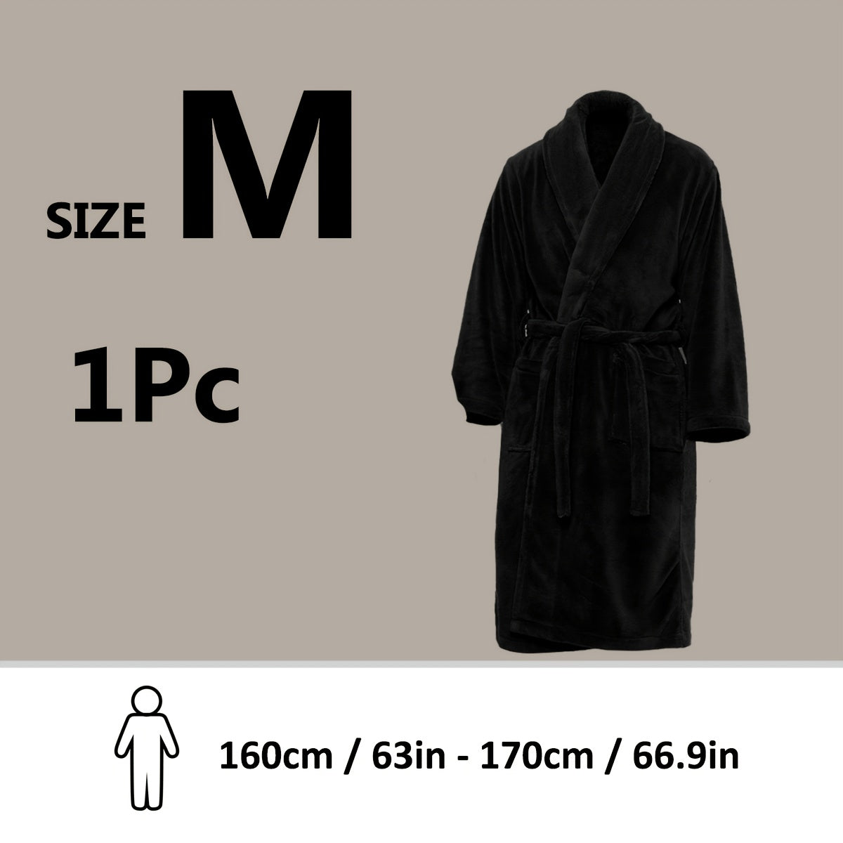 Unisex Extra Warm Coral Fleece Bathrobe Mens and Women Adult Robes for Your Bathroom Bath Towel Bedroom Shawl Collar Robes, Valentines gift for lovers - Elle Ere Peace