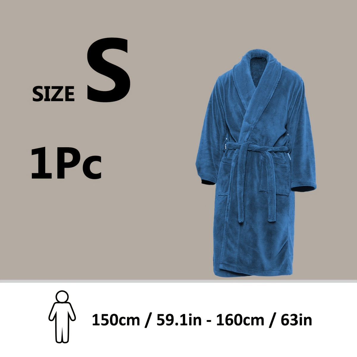 Unisex Extra Warm Coral Fleece Bathrobe Mens and Women Adult Robes for Your Bathroom Bath Towel Bedroom Shawl Collar Robes, Valentines gift for lovers - Elle Ere Peace