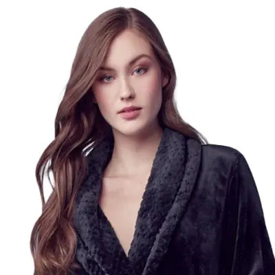 Women's Ultra Soft Plush Bathrobe - Elle Ere Peace