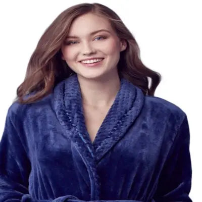 Women's Ultra Soft Plush Bathrobe - Elle Ere Peace