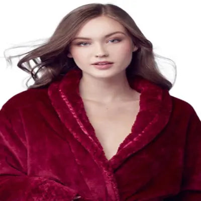 Women's Ultra Soft Plush Bathrobe - Elle Ere Peace
