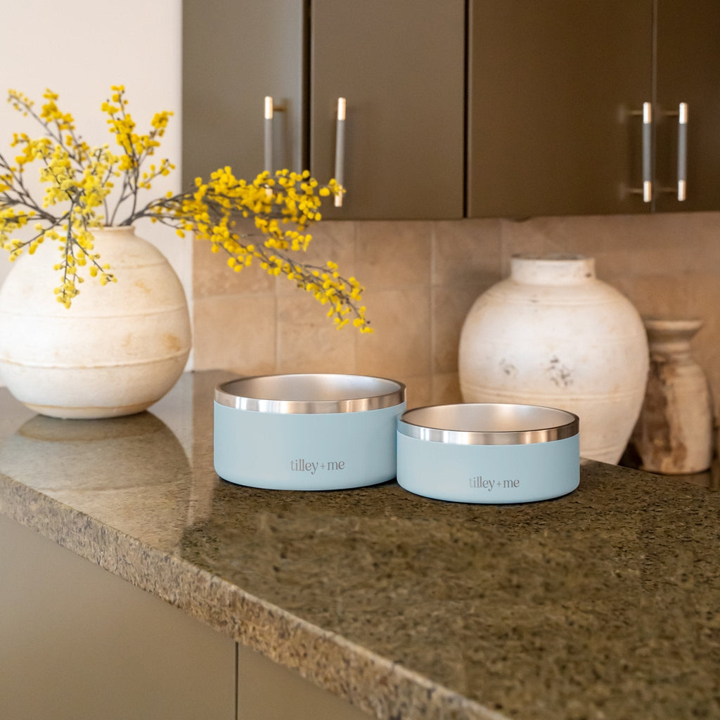 Tilley + Me Stainless Steel Pet Bowl - Elle Ere Peace